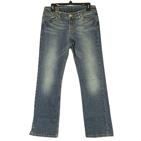 Vintage‎ Lucky Brand Hazy Wonder Bootcut, Reg Inseam Flared Blue Jeans Size 8/29 - Picture 1 of 8